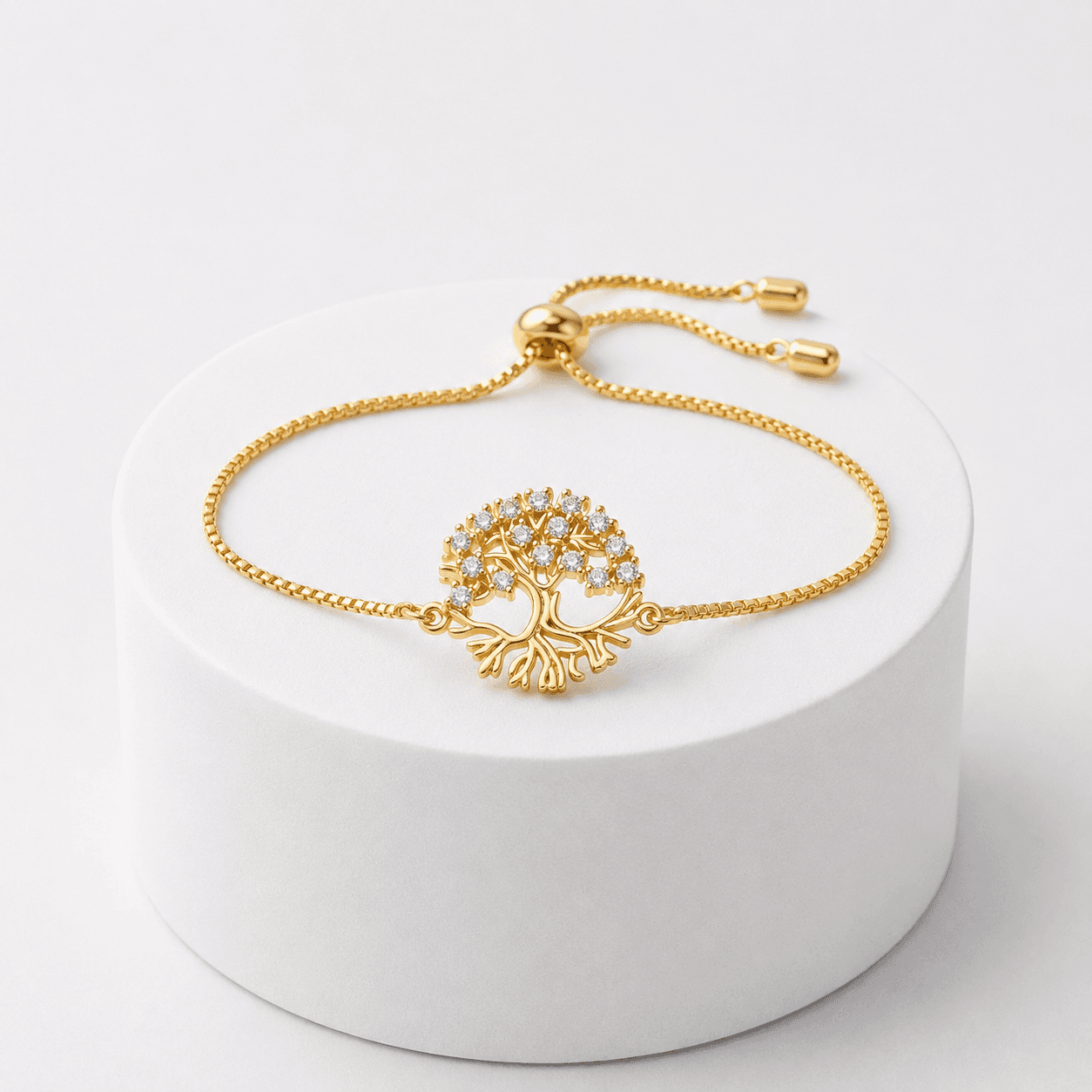 Bracelet Arbre de Vie en Acier Inoxydable – Bijou Élégant et Tendance