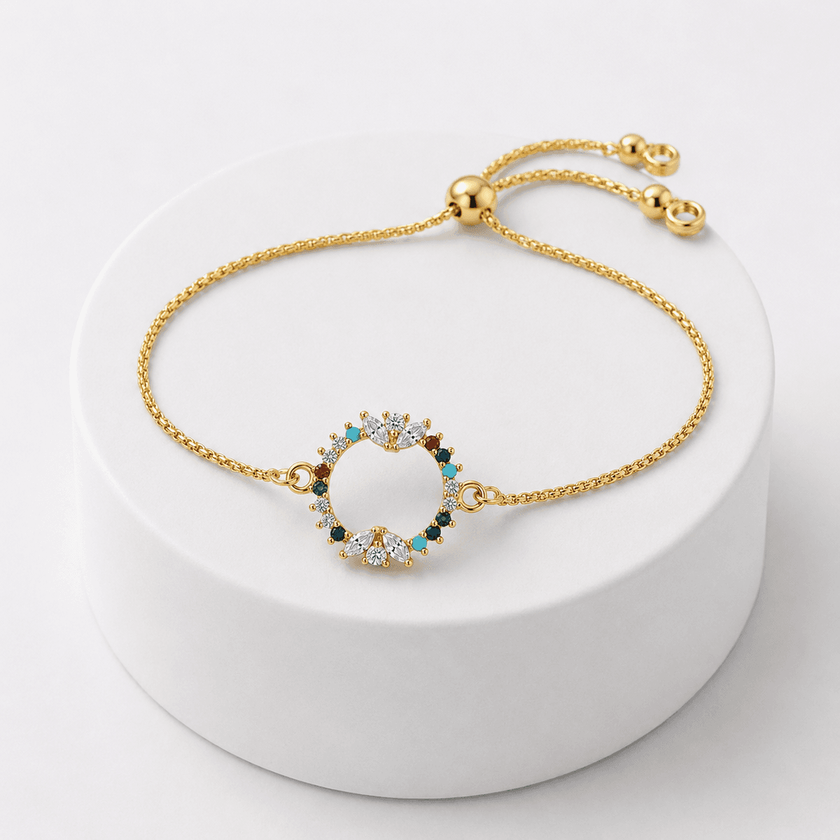 Bracelet Rond Femme en Acier Inoxydable avec Pendentif â Bijou ĂlĂ©gant