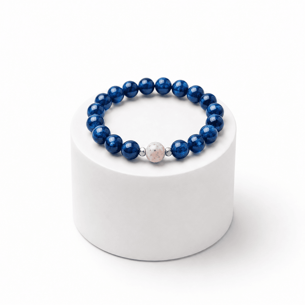 Bracelet en Pierres Naturelles Élastique – Collection Énergie Multi-couleurs pour Femme