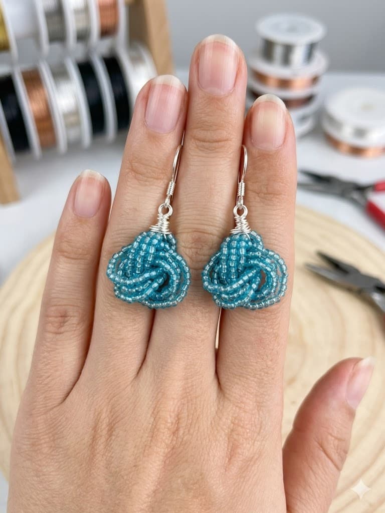 Jobijo boucles d'oreilles bleu