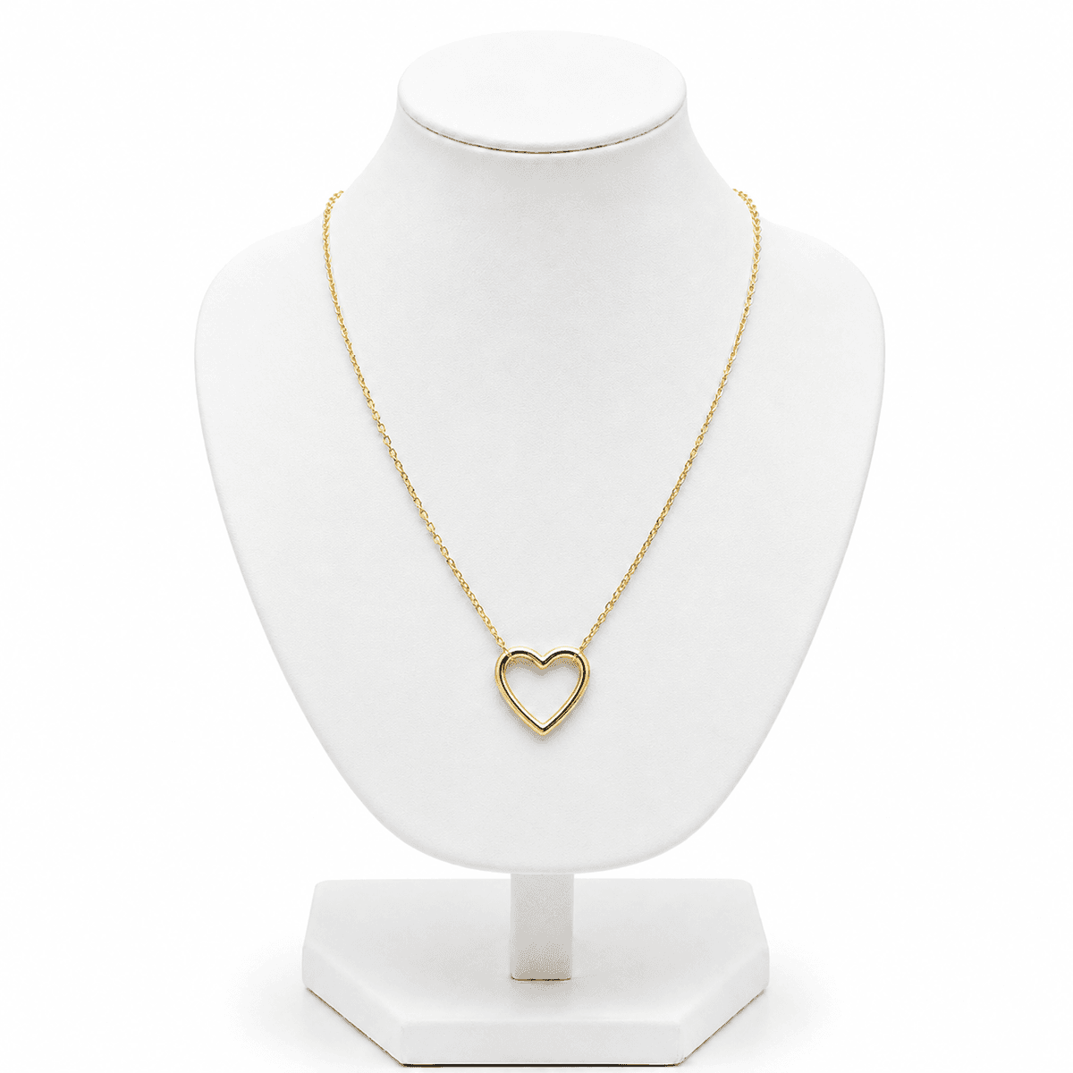 Collier Cœur Doré Femme en Acier Inoxydable – Bijou Élégant