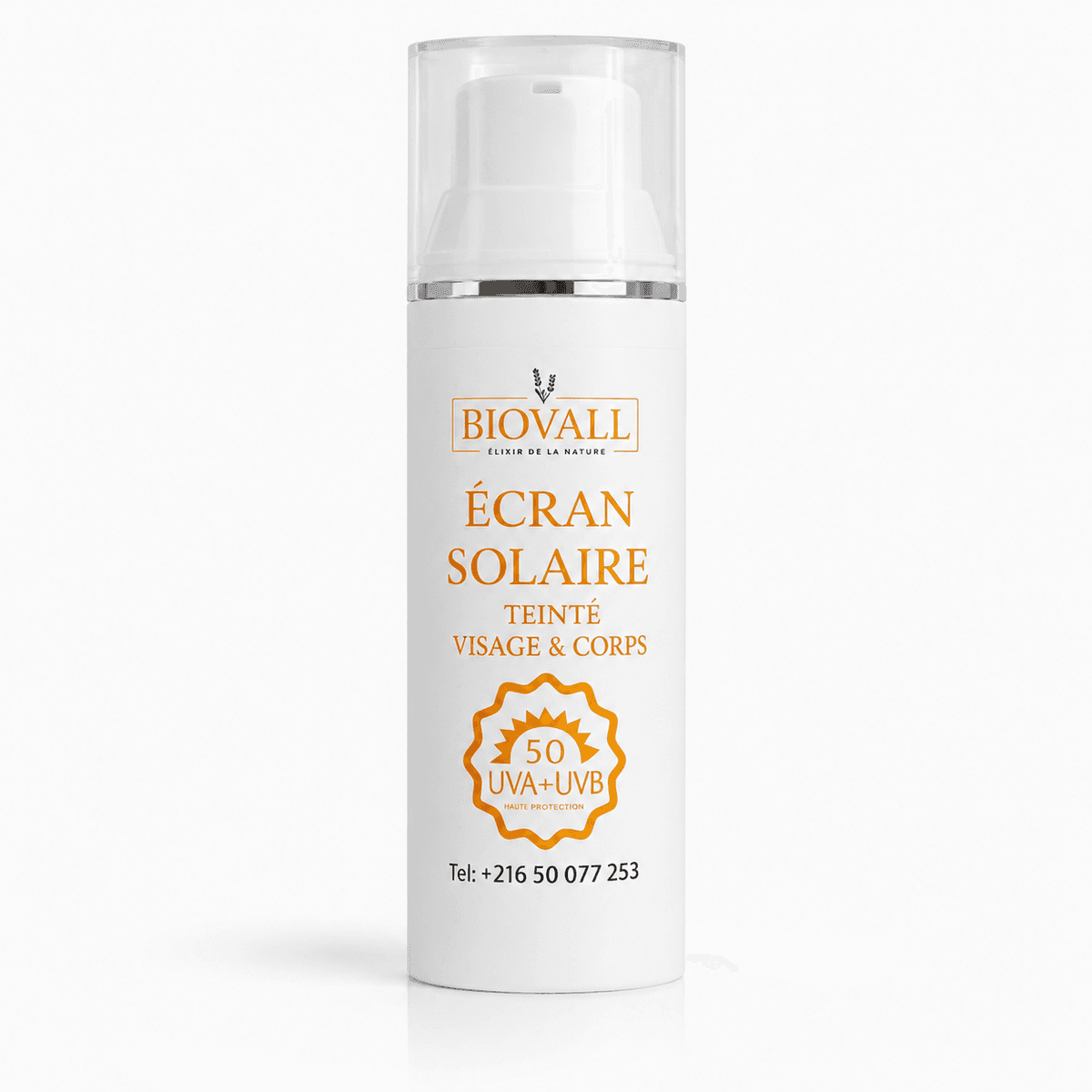 BIOVALL Écran Solaire Teinté SPF 50+