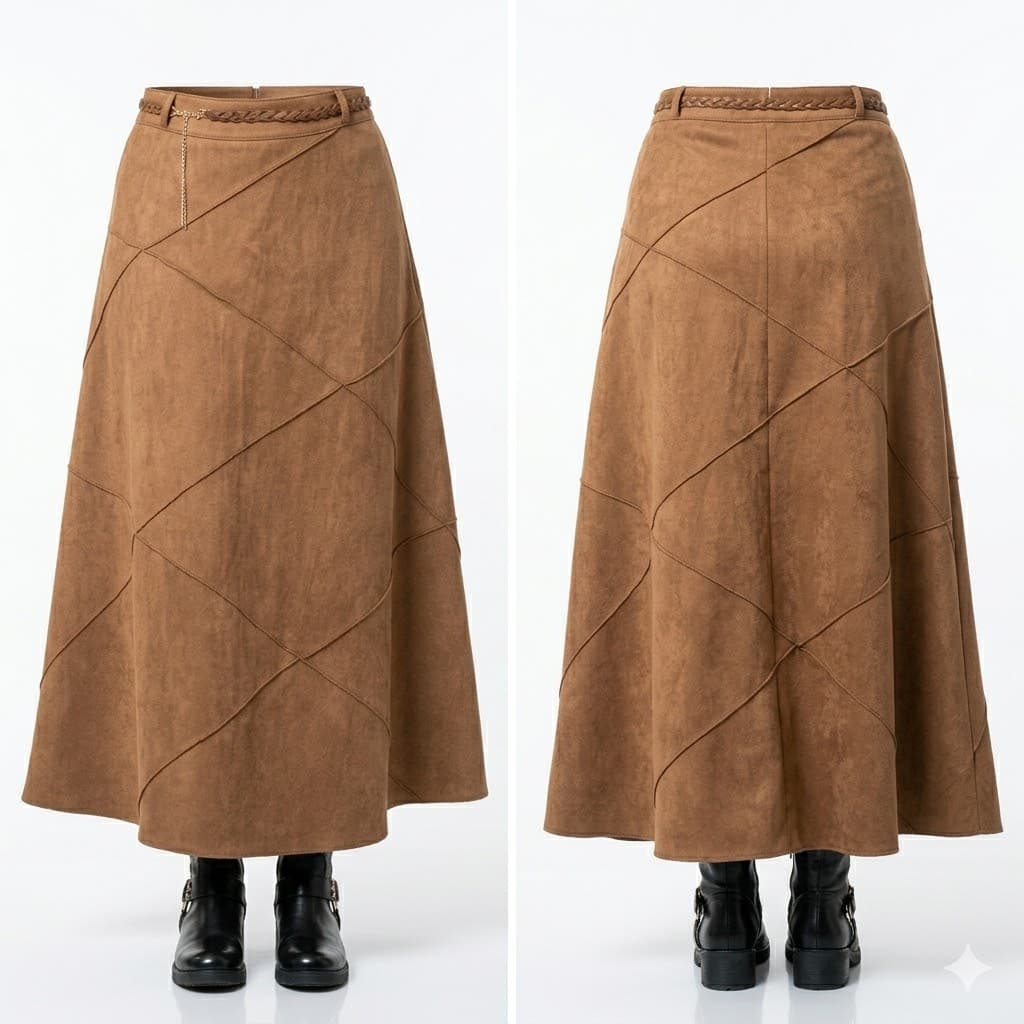 Jupe en Faux Daim â ĂlĂ©gance VeloutĂ©e & Style Tendance