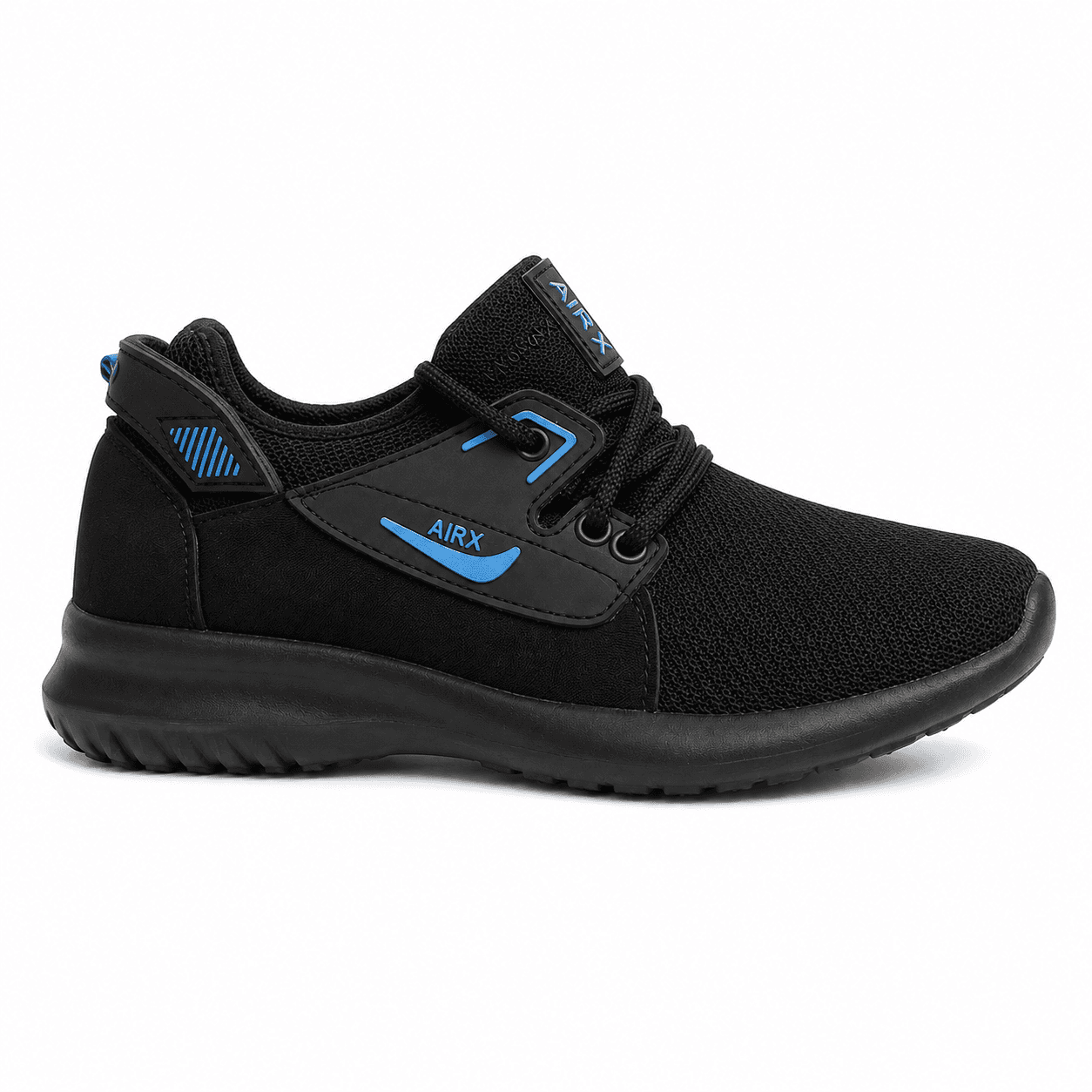 Basket Air-X Sigle Bleu Unisexe â Chaussure Souple Ă Lacets et Semelle InjectĂ©e