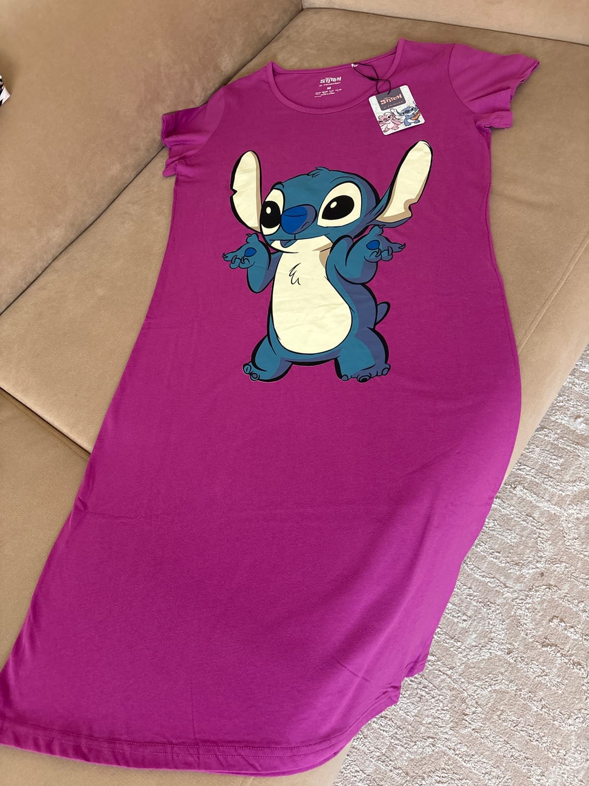 Robe pyjama motif stitch move