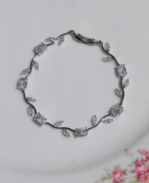 Bracelet "Tulipe de Neige"