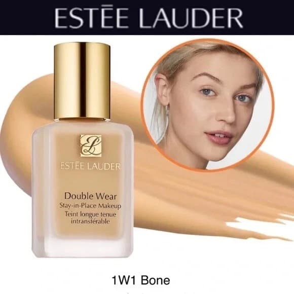 Fond de teint Estée Lauder Double Wear Stay-in-Place, teinte 1W1 Bone